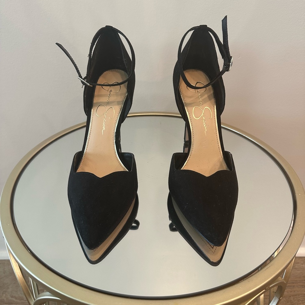 Jessica Simpson Black Heels